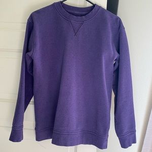 Lululemon Burple Crew neck Sweater no size tag between Size 4&6